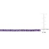EVERLY JEWELRY | Sterling Silver 10 CT TGW Purple Cubic Zirconia Bracelet, 7 inch - 2 of 4