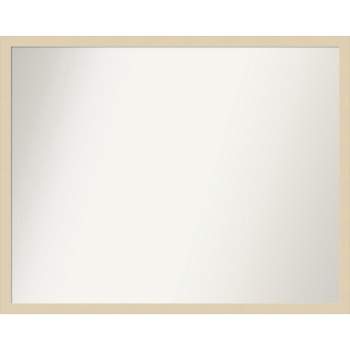 Amanti Art Svelte Natural Non-Beveled Wood Wall Mirror 23.5 x 29.5 in.