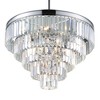 CWI Lighting,Weiss 12 Light Down Chandelier With Chrome Finish - 2 of 4