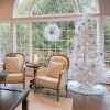 HGTV Pre-lit White Sea Coral Artificial Christmas Tree with Warm White LED Lights - image 3 of 4