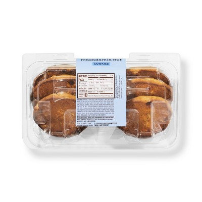 White Chip Macadamia Cookies with Ghirardelli - 6ct/13.5oz - Favorite Day™