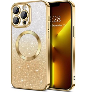 Entronix [Magnetic] Case Compatible with iPhone 14 Pro Max - [Clear Back] Luxury Glossy Cover - 1 of 4
