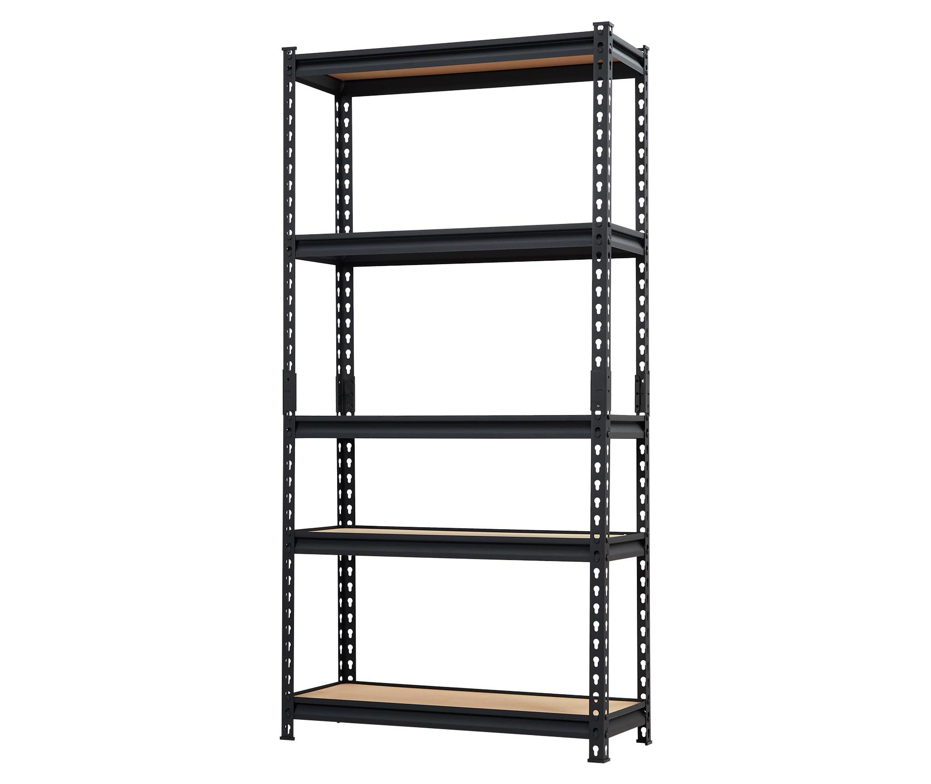 Heavy Duty Storage Shelves , 5 Tier Durable Metal Construction, Adjustable Shelving, Storage Utility Rack Shelf Unit for Garage, Kitchen, Warehouse