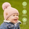 KeaBabies 2pk Baby Hats, Baby Beanies, Newborn Hats for Baby Girls, Boys, Baby Winter Hat, 0-36 Months Infant Hat - 4 of 4