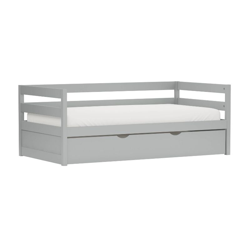 Twin Kids&#39; Caspian Daybed with Trundle Gray - Hillsdale Furniture, 1 of 15