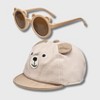 Wander & Dream Infant Bear Hat & Sunglasses Set for Boys & Girls (Infants) - 4 of 4