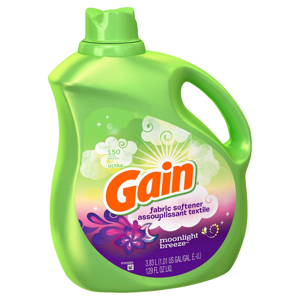 Gain Moonlight Breeze Liquid Fabric Softener - 129 fl oz