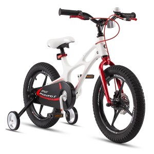 RoyalBaby RoyalMg Galaxy Fleet Children Kids Bicycle w/2 Disc Brakes and Training Wheels, for Boys and Girls Ages 3 to 5 - 1 of 4