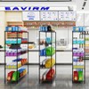 Dolonm 5 Tier Shelf Wire Shelvin,load capacity is 1750 lbs - 3 of 4