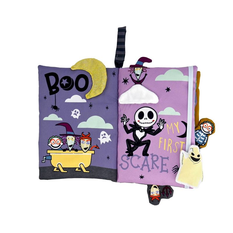 Disney Baby Nightmare Before Christmas Soft Book Crib Toy and Soother, 2 of 7