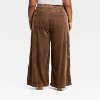 Women's High-Rise Corduroy Palazzo Pants - Universal Thread™ - 2 of 3