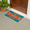 Evergreen Come Back with Tickets Miami Dolphins 28" x 16" Woven PVC Indoor Outdoor Doormat - 4 of 4
