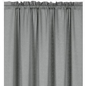 Kate Aurora Living Textured Crepe Sheer Single Window Curtain Treatments And Valances - 1 of 4