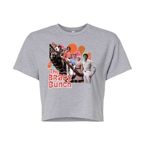 Women's - The Brady Bunch - Family Photo Cropped Graphic T-Shirt - 1 of 4