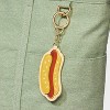 Hot Dog Clip On Handbag Charm - Universal Thread™ Yellow/Red - 2 of 2