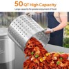 ROVSUN 50QT Stainless Steel Seafood Boil Pot with Strainer Basket, Lid & Hook, Versatile Stock Pot for Turkey Frying & Crab, Lobster, Shrimp Boiling - 3 of 4