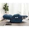GDFStudio Pearli Velvet Dual OKIN Motor Power Lift Recliner Chair with Heat Massage - 3 of 4