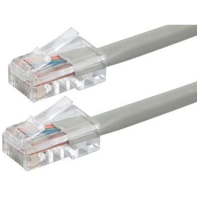 Monoprice Cat6 Ethernet Patch Cable - 10 Feet - Gray | Network Internet Cord - RJ45, Stranded, 550Mhz, UTP, Pure Bare Copper Wire, 24AWG - Zeroboot