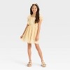 Girls' Floral Tiered Chiffon Dress - Cat & Jack™ - 3 of 3