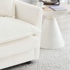 NicBex Couches for Living Room 3-Piece Upholstered Chenille Sofa Accent Chair, 2 Seater Loveseat and 3 Seater Set Couch Furniture(1+2+3 Seat ), White - 3 of 4