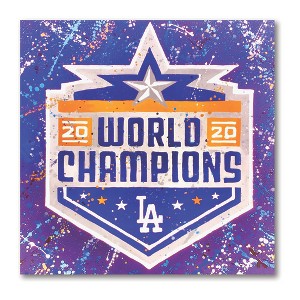 Courtside Market Drizzle 2020 LA Dodger Gallery-Wrapped Canvas - 1 of 4