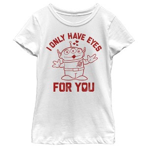 Girl's Toy Story Alien I Only Have Eyes for You T-Shirt - 1 of 4