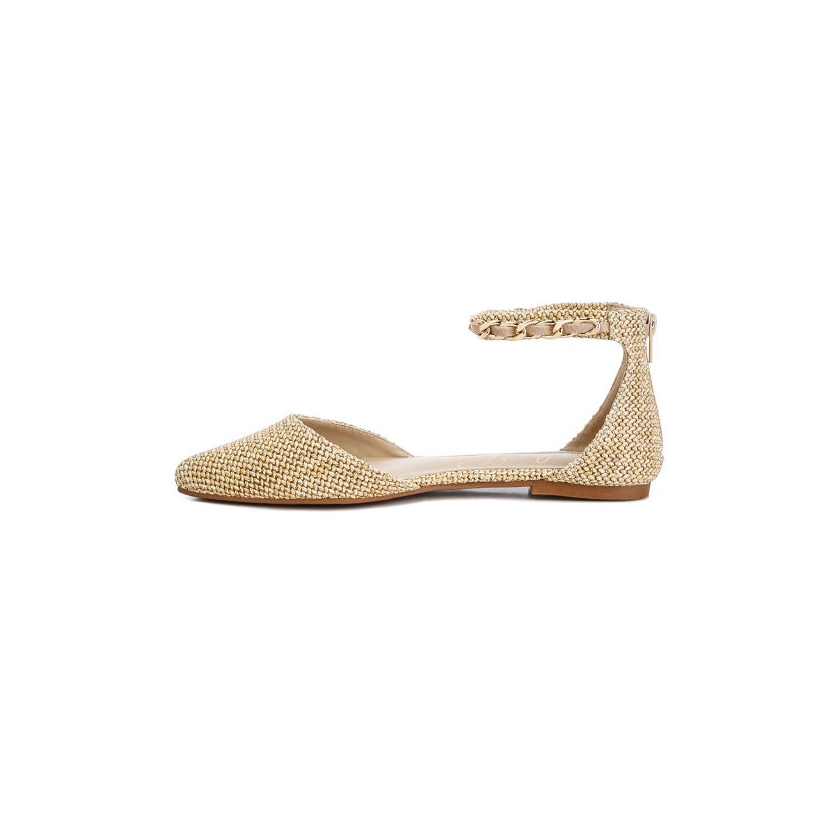 Женские сандалии London Rag Womens Buqisi Chain Embellished Flat s Sandals 8 — фото 4
