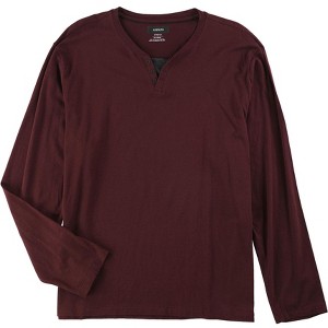 Alfani Mens Split Neck LS Embellished T-Shirt - 1 of 1