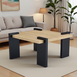 31.5" MDF Square Coffee Table (Mortise & Tenon) - 1 of 4