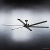 Urban Ambiance Luxury Industrial Indoor or Outdoor Ceiling Fan,  15.5"H x 96"W,  Midnight Black, UHP9131 - 4 of 4