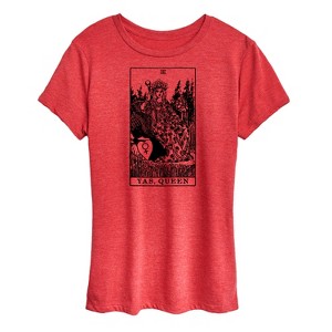 Women's - Instant Message - Yas Queen Tarot Short Sleeve Graphic T-Shirt - 1 of 4
