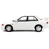 1995 Mitsubishi Lancer Evolution III RHD Scotia White Limited Edition to 3000 pieces Worldwide 1/18 Model Car by Otto Mobile - 4 of 4