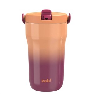 Zak Designs 14 fl oz Double Walled Stainless Steel Sutton Grip Insulated Tumbler - 1 of 4