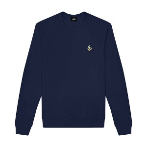 Dalix Fire (Glow In The Dark) Embroidered Fleece Sweatshirt Pullover Mens - 1 of 4