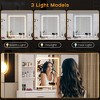 Vanity Desk, Makeup Vanity Desk with Touch Light Mirror and Power Outlet - 4 of 4