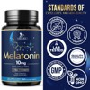 Melatonin 10mg Tablets Extra Strength Sugar Free Sleep Support for Adults - 60 Count By Nature's Nutrition - 4 of 4