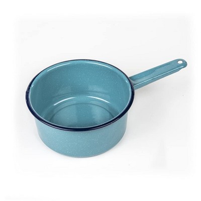 Blue Enamel Coated Steel 2-Quart Sauce Pan