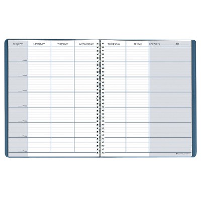 Records 7 Periods HOD50905 45 Weeks Seating Chart House of Doolittle Teachers Planner 8.5 x 11 Inch Pink Leatherette Cover 
