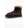 Jorel - Brown Genuine Leather Fur-Lined Ankle Boot (Women) | Forever & Always Shoes - 4 of 4