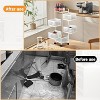 5 Tier Rolling Storage Cart, Metal Mesh Rolling Cart Organizer with Top Lid, Rotating Kitchen Storage Cart, No Assembly - 3 of 4