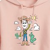 Women's - Disney - Woody Pastel Cropped Graphic Hoodie - 2 of 3