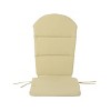 Malibu 3pc Outdoor 2 Seater Acacia Wood Chat Set with Cushions - Khaki/Natural - Christopher Knight Home - 3 of 4