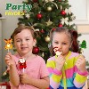 4E's Novelty Christmas Lollipops Bulk 24 Pack Assortment - Santa, Snowman for Kids Holiday Lollipops Parties, Christmas Candy Gifts - 4 of 4