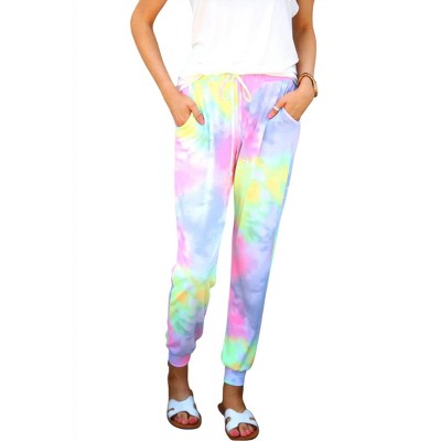 Women's Pastel Tie Dye Jogger - Jess Lea