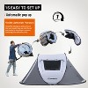 MaseiKar Camping Instant Pop Up Tent, 2 Person, Water Resistant Dome, Easy Setup for Camping Hiking and Outdoor, Portable with Carry Bag, 3 Season - 3 of 4
