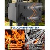Tent Stove with Long Chimney, Wood Burning Stove, Camping Wood Stove with 77 Inch Chimney Pipes - 4 of 4
