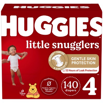 Image of Huggies Little Snugglers Diapers - Size 4 - 140ct