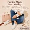 CUSHIONAIRE Faze Women’s Quilted Slip-On Sneaker – Faux Leather Casual Shoe with Memory Foam Insole & Rubber Outsole - 4 of 4
