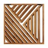 Kate & Laurel All Things Decor 3pc Barreda Wood Wall Art Set Natural - 4 of 4