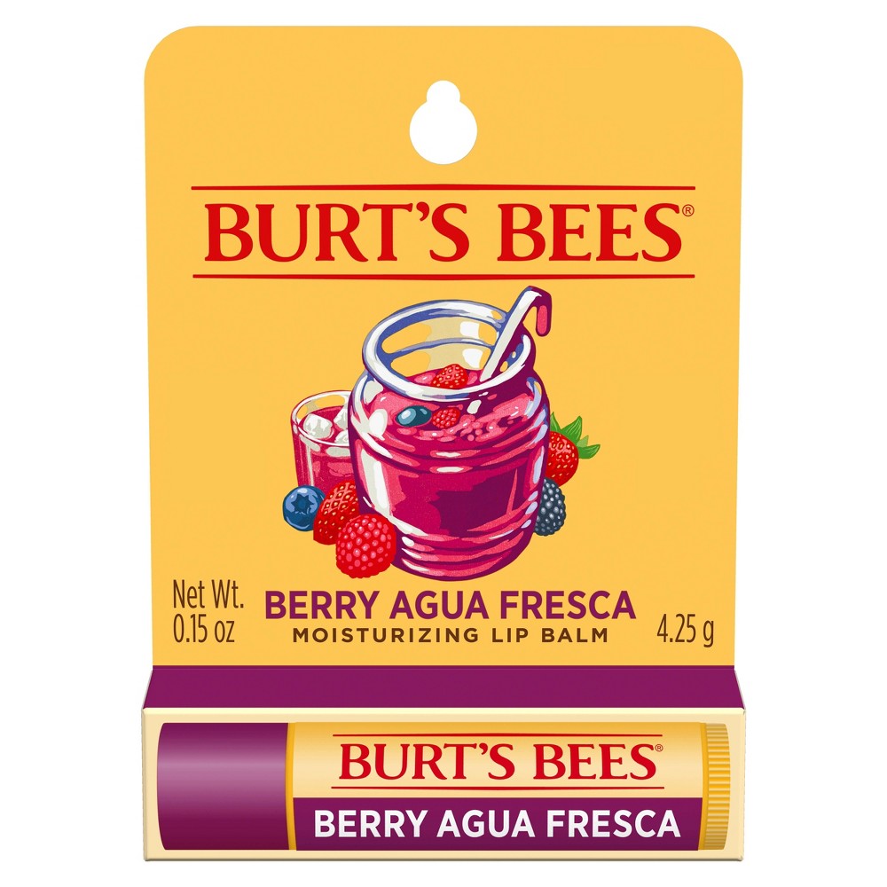 UPC 792850910416 product image for Burt's Bees Berry Agua Fresca Lip Balm - 0.15oz: Paraben-Free, Sulfate-Free, Pht | upcitemdb.com